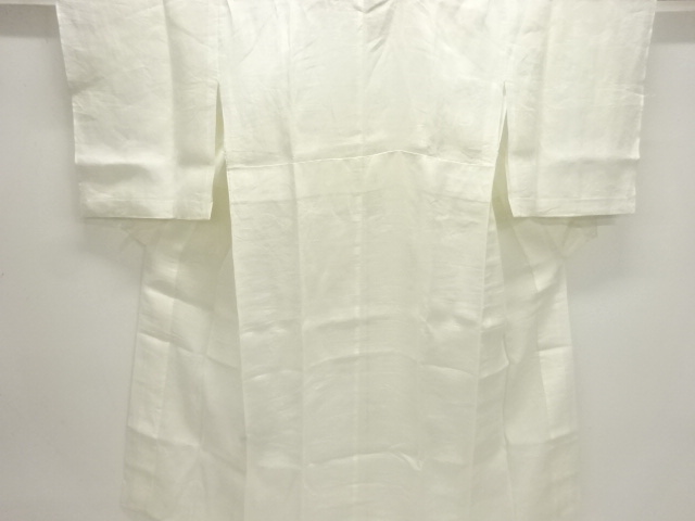 JAPANESE KIMONO / ANTIQUE JUBAN FOR SUMMER / FLORAL PLANTS